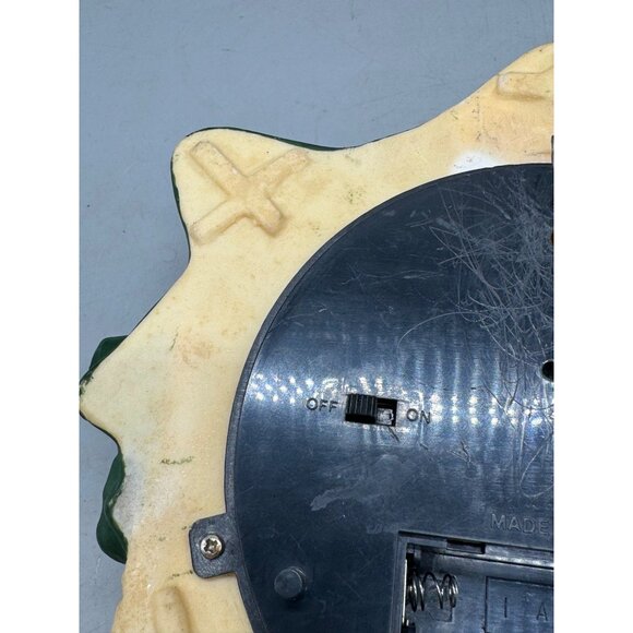 Vtg Motion Activated Santa Face Light Up Musical Talking Ho Ho Merry Christmas - Picture 11 of 15